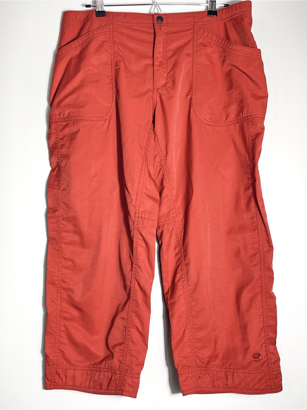 MOUNTAIN HARD WEAR Women's Rust Orange Cropped Hiking Outdoor Pants Size 12